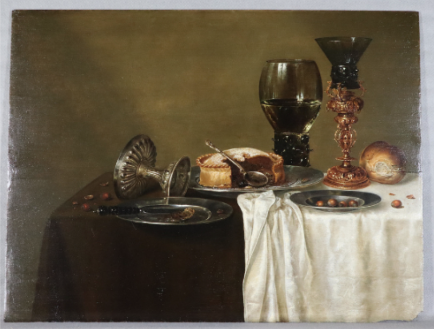 A still life painting made by Dutch artist Gerrit Willemz Heda. Courtesy of the National Trust of Australia.