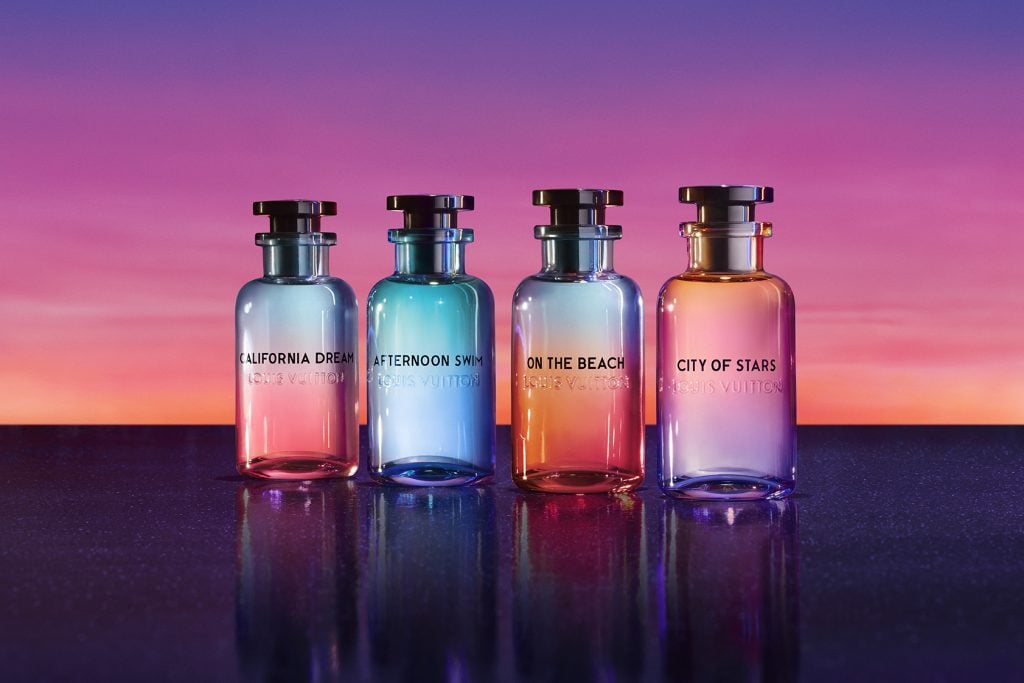The City of Stars fragrance series. Courtesy of Louis Vuitton.