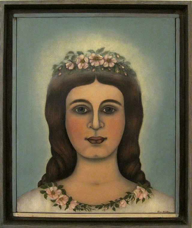 Hélène Smith, Self-Portrait (1913). Image in the public domain.