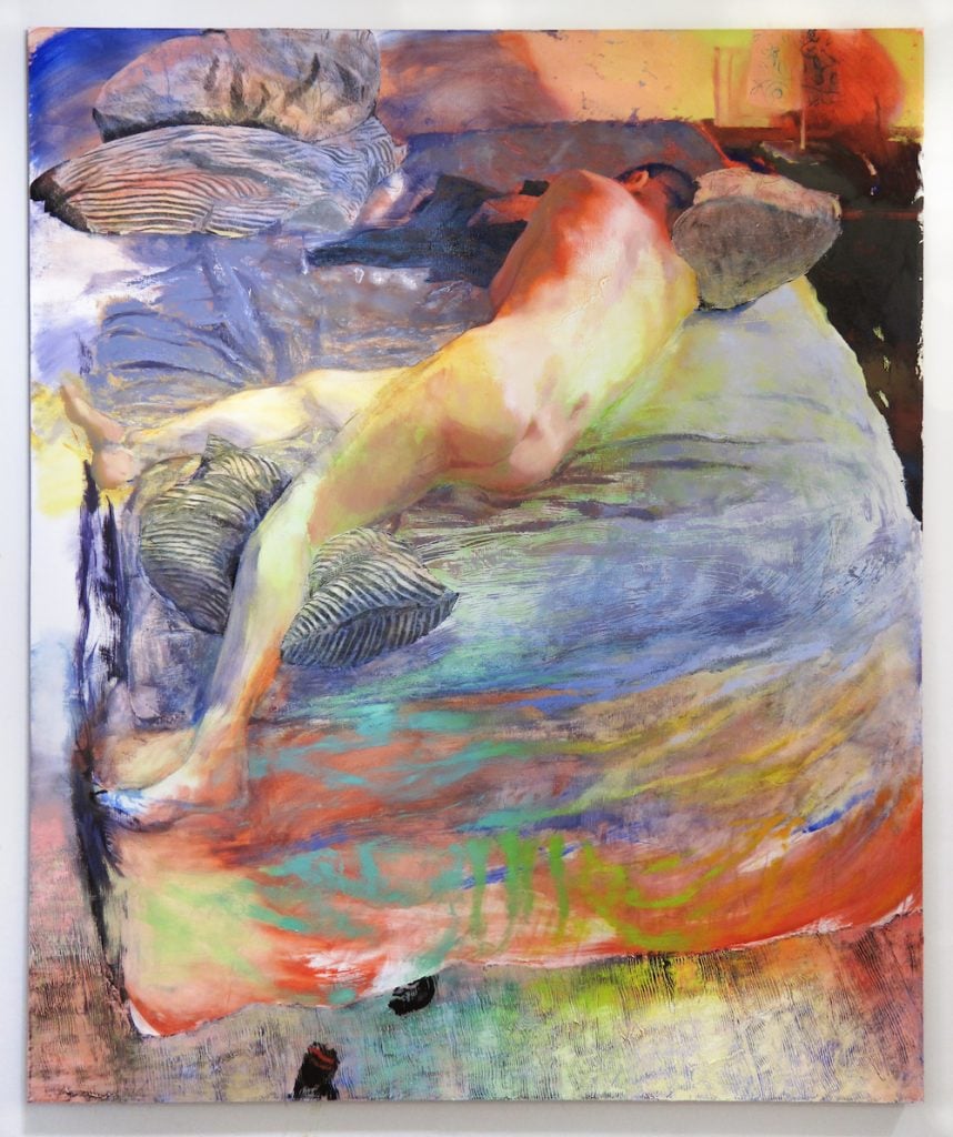 Doron Langberg,<i>Sleeping 1</i> (2020). Courtesy of Yossi Milo Gallery, New York, and Victoria Miro, London. © Doron Langberg.