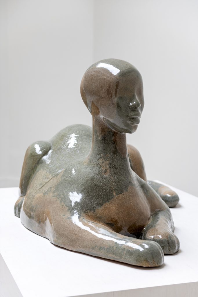 Simone Leigh <i>Sphinx</i> (2022).  Courtesy of the artist and Matthew Marks Gallery.  Photo by Timothy Schenck.  ©Simone Leigh” width=”683″ height=”1024″ srcset=”https://news.artnet.com/app/news-upload/2022/04/Simone-Leigh-Sphinx-DSC_9733-683×1024.jpg 683w, https://news.artnet.com/app/news-upload/2022/04/Simone-Leigh-Sphinx-DSC_9733-200×300.jpg 200w, https://news.artnet.com/app/news-upload/2022 /04/Simone-Leigh-Sphinx-DSC_9733-33×50.jpg 33w, https://news.artnet.com/app/news-upload/2022/04/Simone-Leigh-Sphinx-DSC_9733-1280×1920.jpg 1280w, https ://news.artnet.com/app/news-upload/2022/04/Simone-Leigh-Sphinx-DSC_9733.jpg 1300w” sizes=”(max-width: 683px) 100vw, 683px”/></p>
<p class=