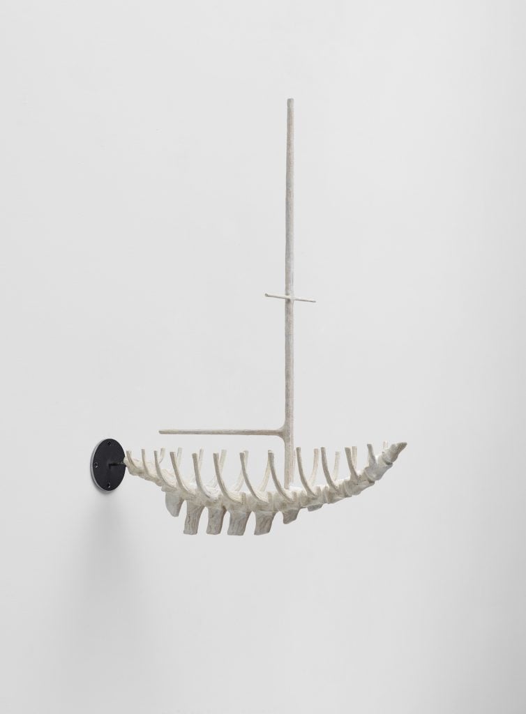 Hugh Hayden, Gulf Stream (étude du squelette), (2019).©Hugh Hayden, Image courtoisie Lisson Gallery