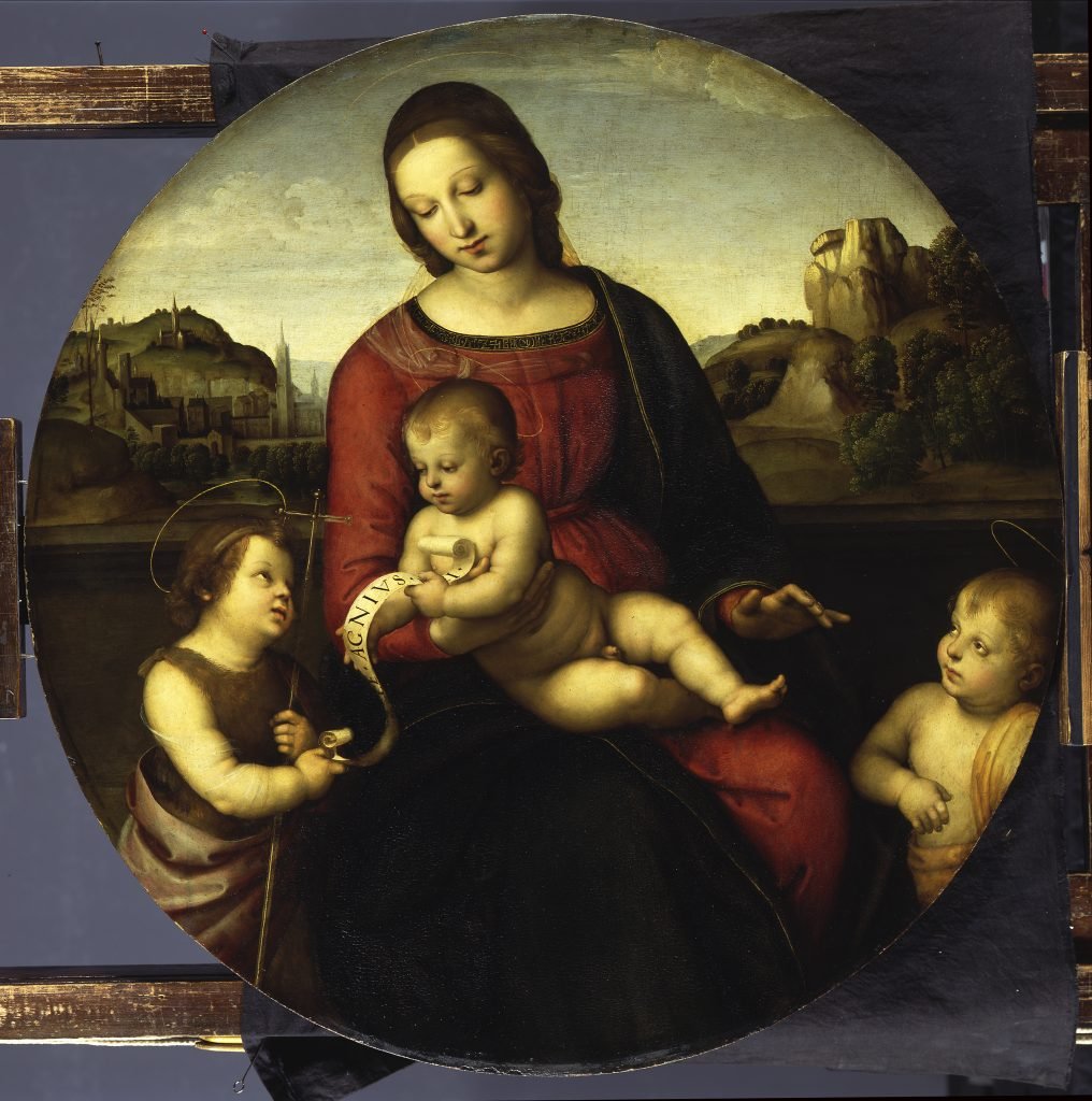 Raphael, <i>Terranuova Madonna</i> (1504-5). © Staatliche Museen zu Berlin, Gemäldegalerie, Photo: Jörg P. Ander.