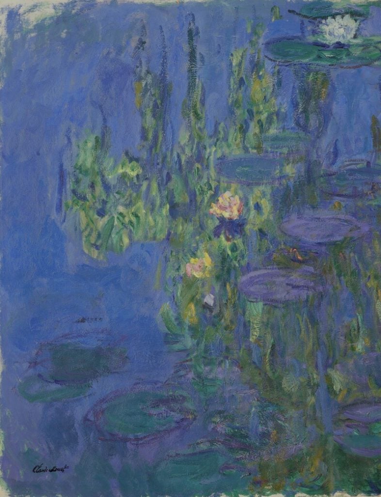 Claude Monet, <i>Nymphéas </i>(1914–17). Courtesy of Sotheby's. 