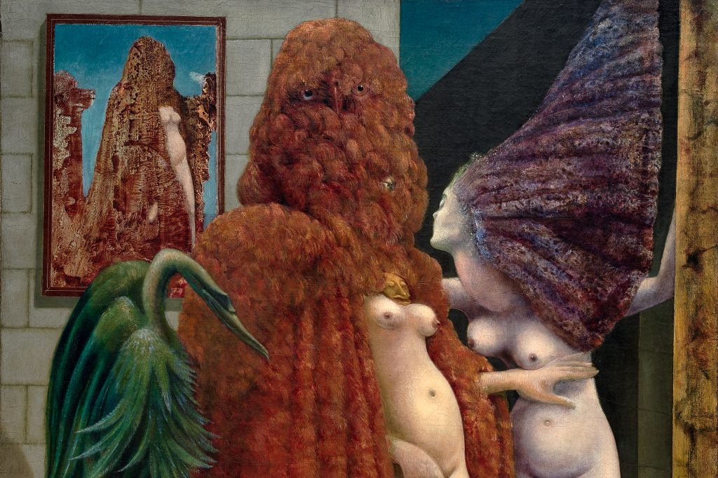 Max Ernst, Attirement of the Bride (1940). Courtesy of the Peggy Guggenheim Collection, Venice.
