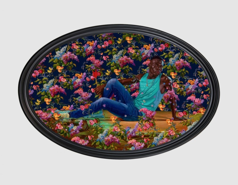 Kehinde Wiley, <em>The Wounded Achilles (Fillippo Albacini)</em>, 2022. ©Kehinde Wiley