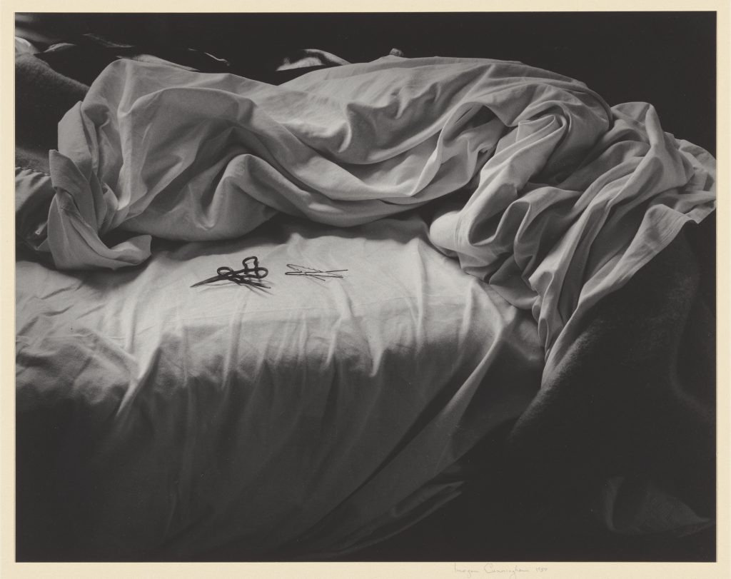 Imogen Cunningham, <i>The Unmade Bed</i> (1957). © Imogen Cunningham Trust.