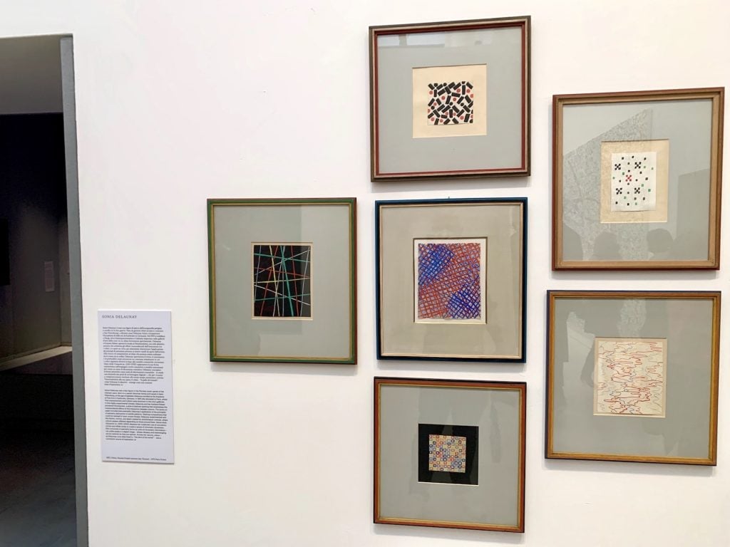 Works by Sonia Delaunay. Photo by Ben Davis.