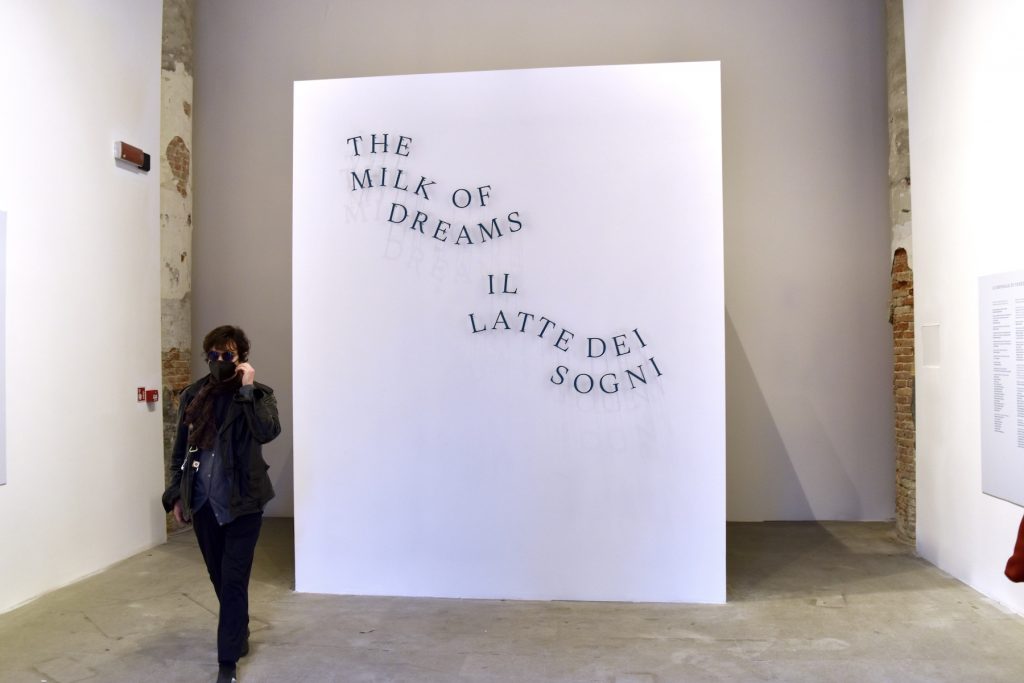 The entrance to the Arsenale section of "The Milk of Dreams." Photo by Ben Davis.