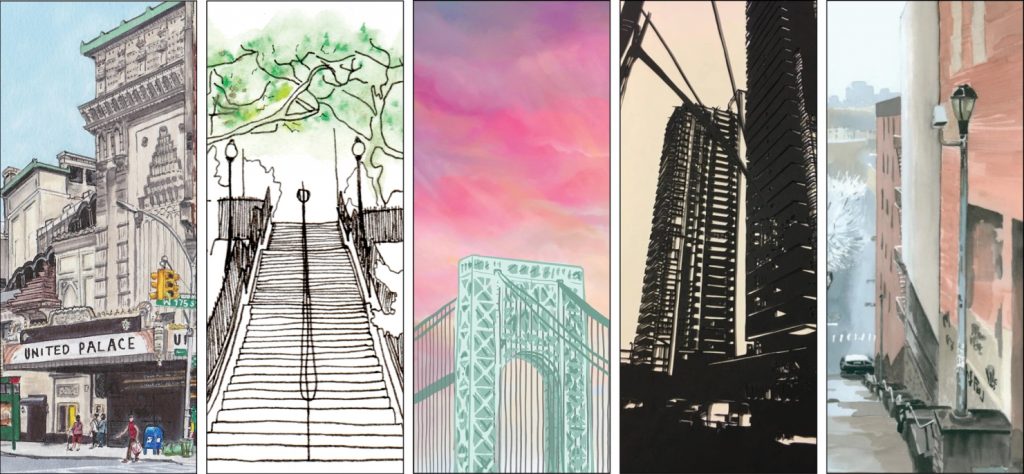 A selection of works from Uptown Perspectives. Courtesy of the artists. 