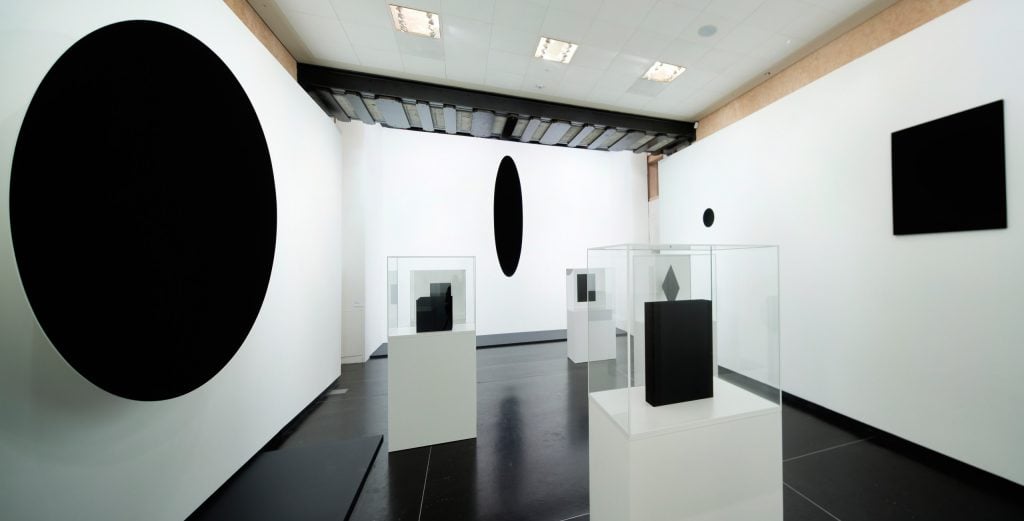 Installation view of Anish Kapoor's exhibition at the Palazzo Manfrin, Venice. Photo: © David Levene.