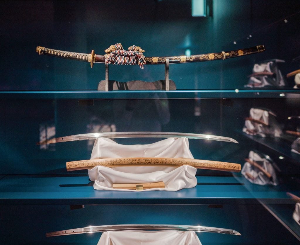 Swords in the Samurai Museum Berlin. Photo: MarioHeller © Samurai Museum Berlin