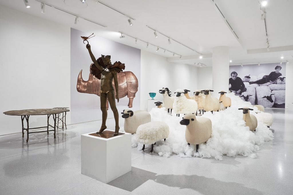 Installation view "Les Lalanne: Makers of Dreams" 2022. Courtesy of Ben Brown Fine Arts.