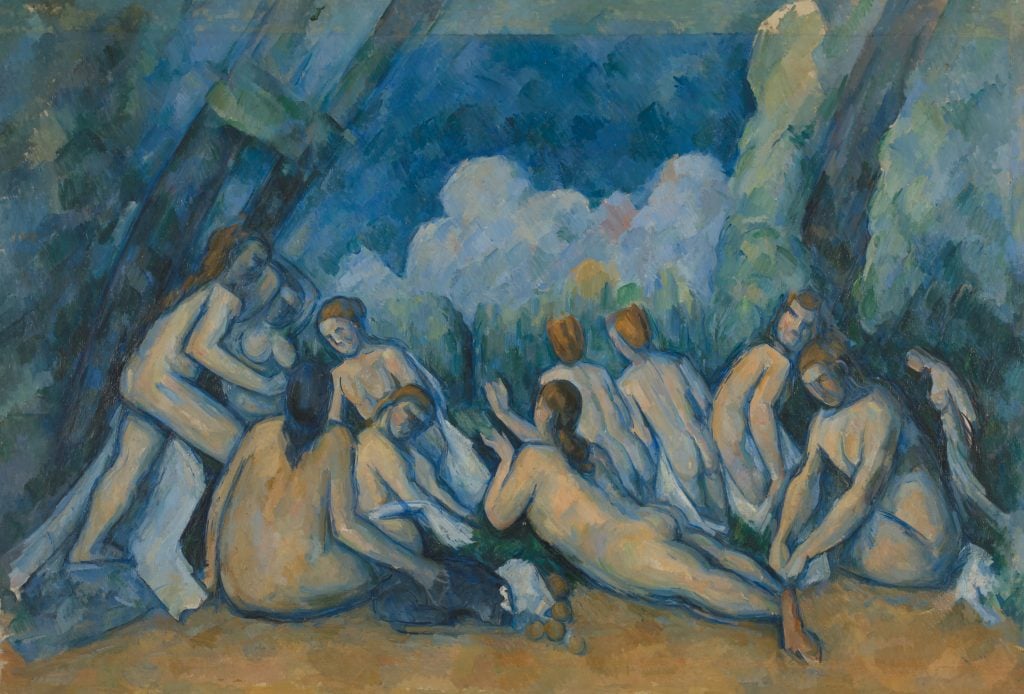 Paul Cezanne, Bathers (Les Grandes Baigneuses) (c. 1894–1905). Courtesy of the Art Institute of Chicago.