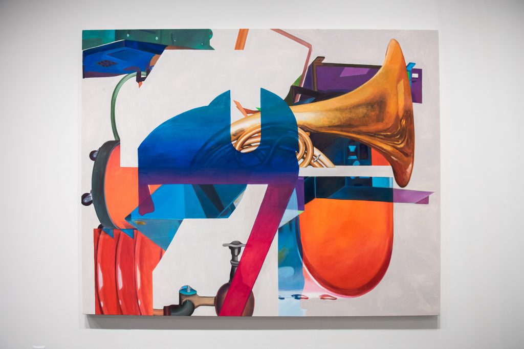 Alex Hubbard, Shawnpaine (2022), on view at Galerie Eva Presenhuber's booth.