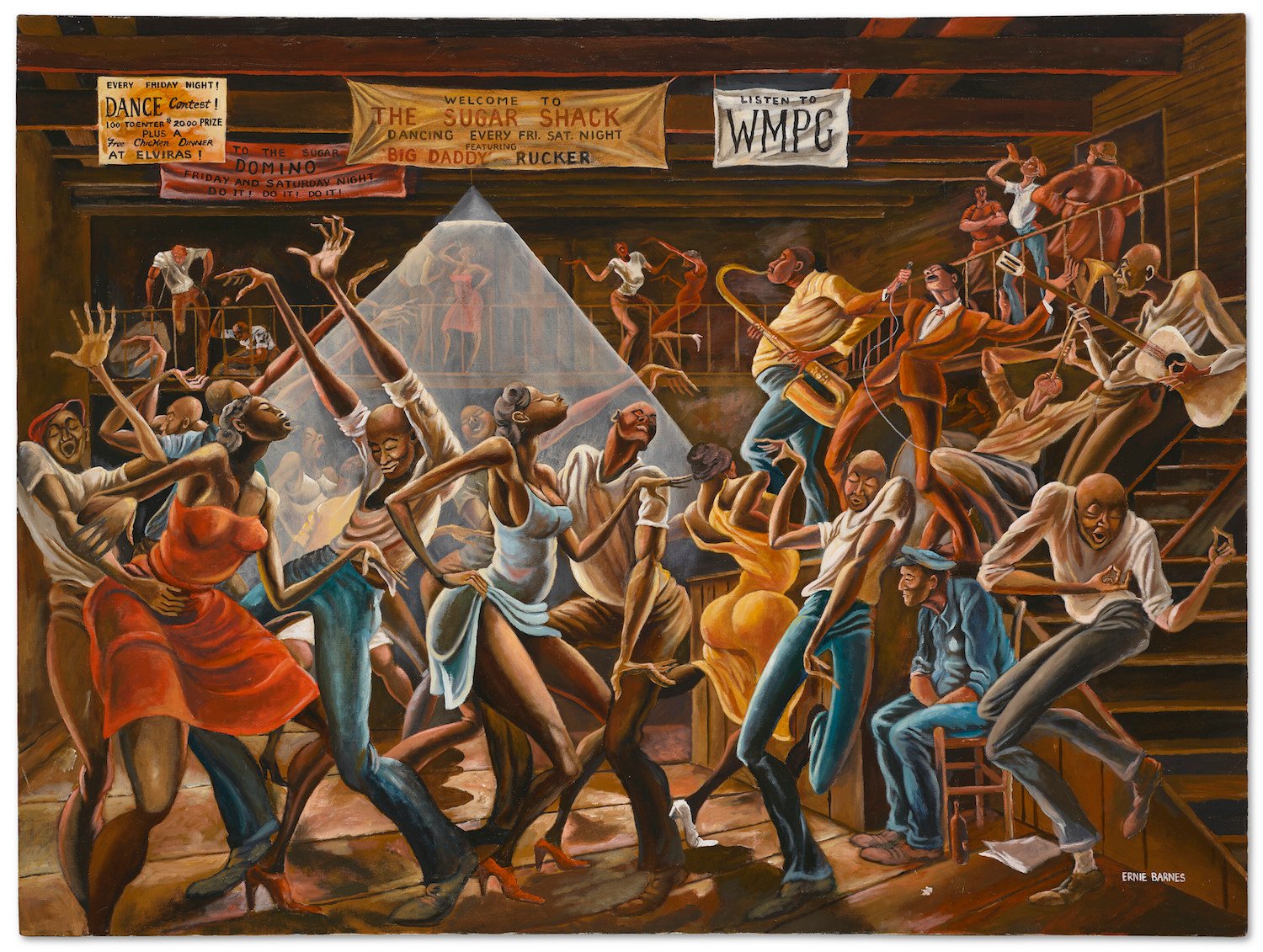 Ernie Barnes Stole the Show at Christie’s With His .3 Million Painting.  Here Are 3 Things You Might Not Know About ‘The Sugar Shack’