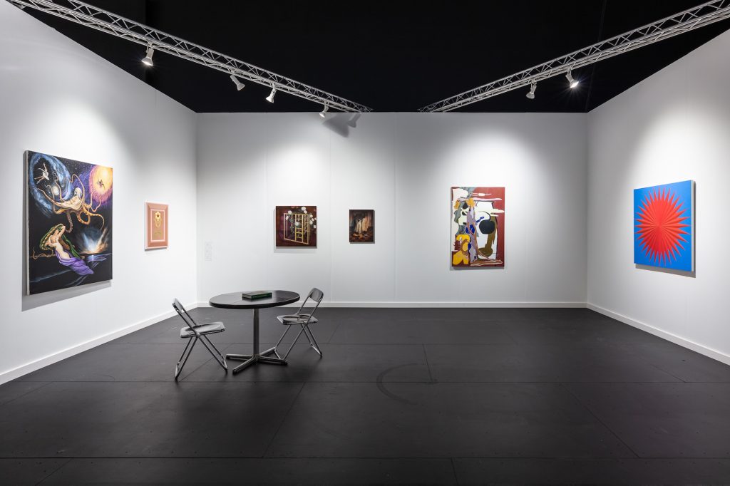 Installation view of David Lewis Gallery booth at Frieze New York. Image courtesy David Lewis.