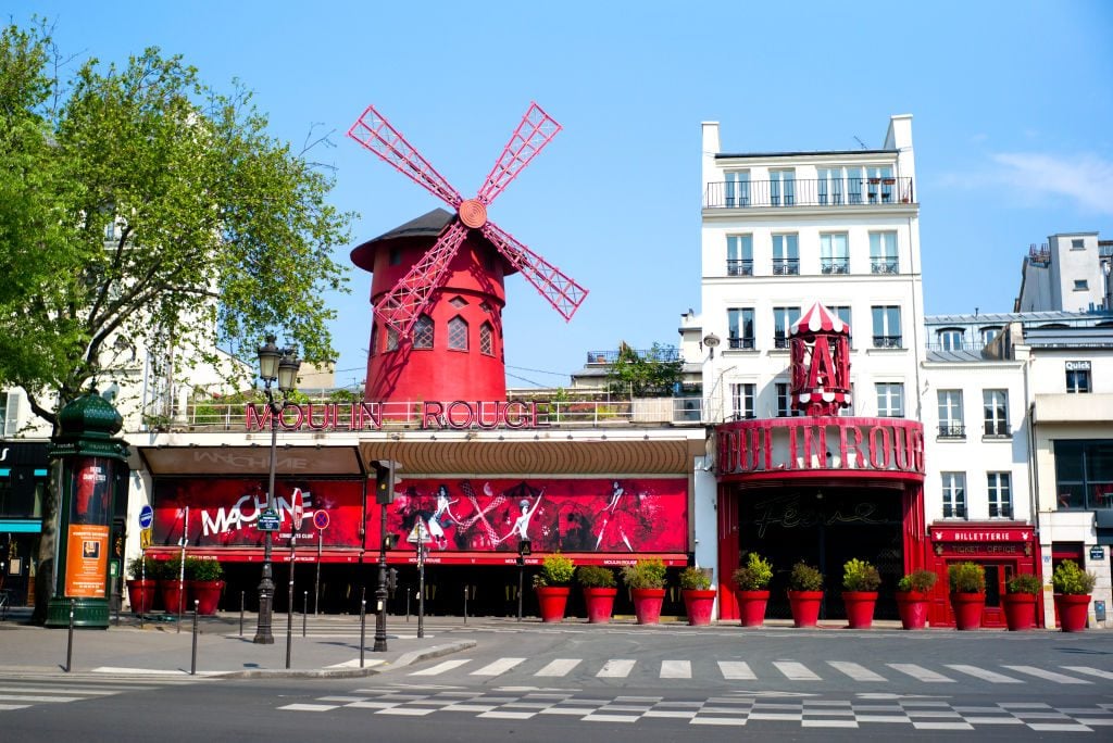 A view of the Moulin Rouge in Paris. (Photo by Aurelien Meunier/Getty Images)