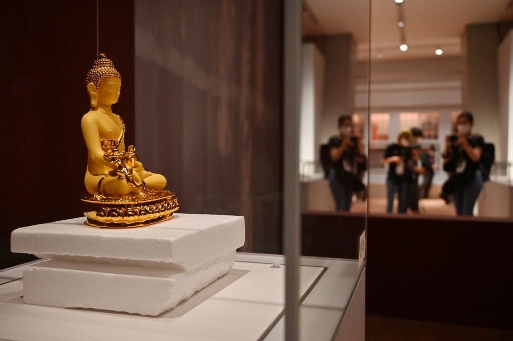 The Hong Kong Palace Museum ahead of its opening. (Photo by PETER PARKS/AFP via Getty Images)