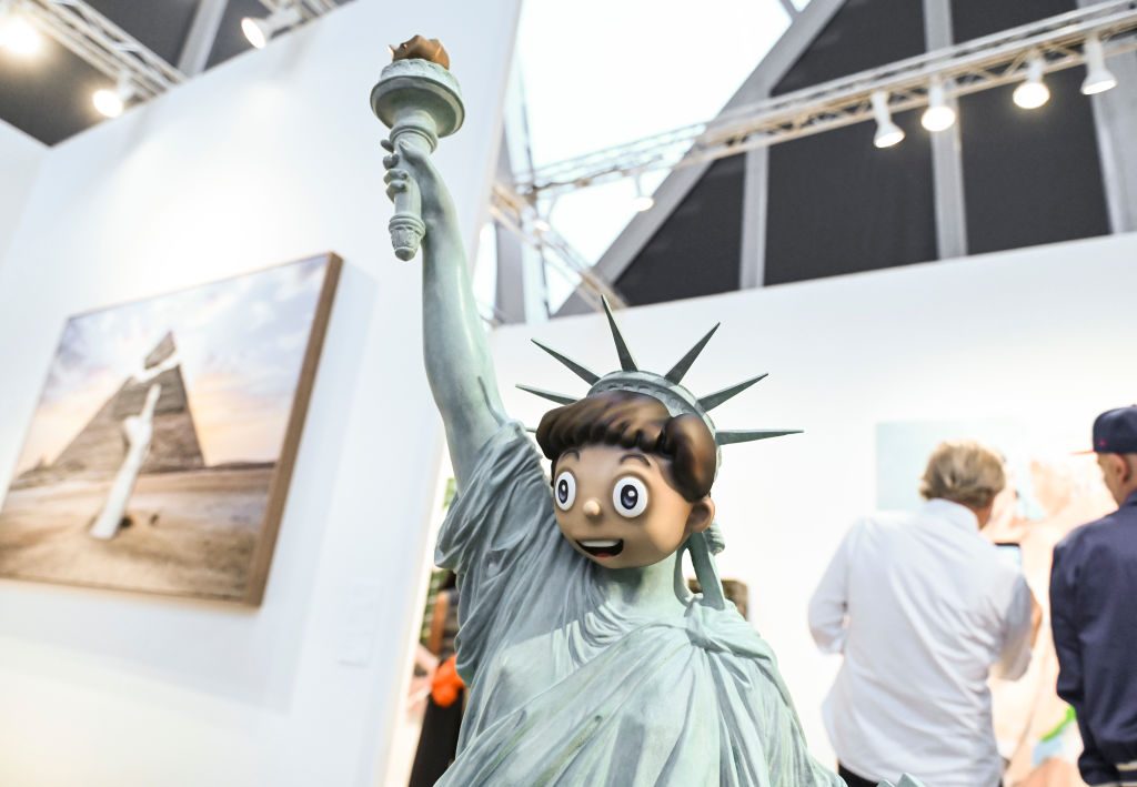 Artwork during 2022 Frieze New York on May 18, 2022 in New York City. Photo by Daniel Zuchnik/Getty Images.