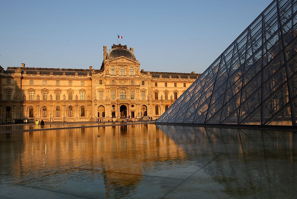 The Louvre Museum in Paris, France. Photo by Mike Hewitt/Getty Images.