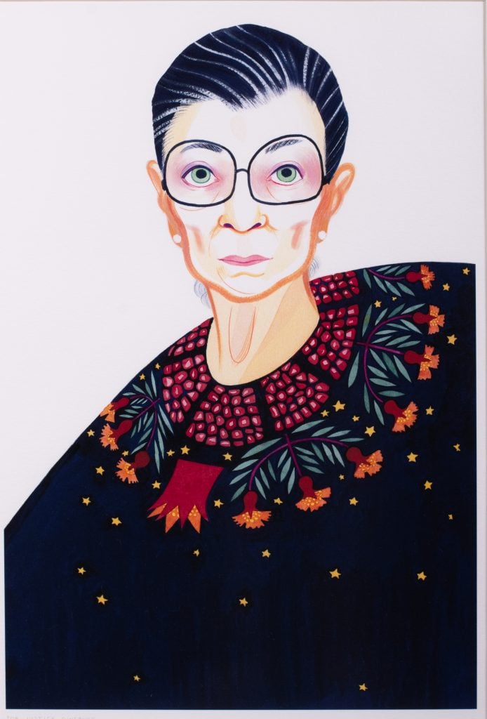 Eleanor Davis Ruth Bader Ginsburg. Courtesy The Potomack Company
