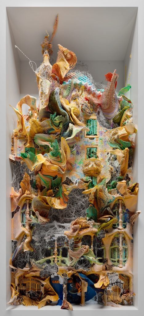 Refik Anadol, Living Architecture: Casa Batlló (2022). Courtesy of Christie's Images, Ltd.
