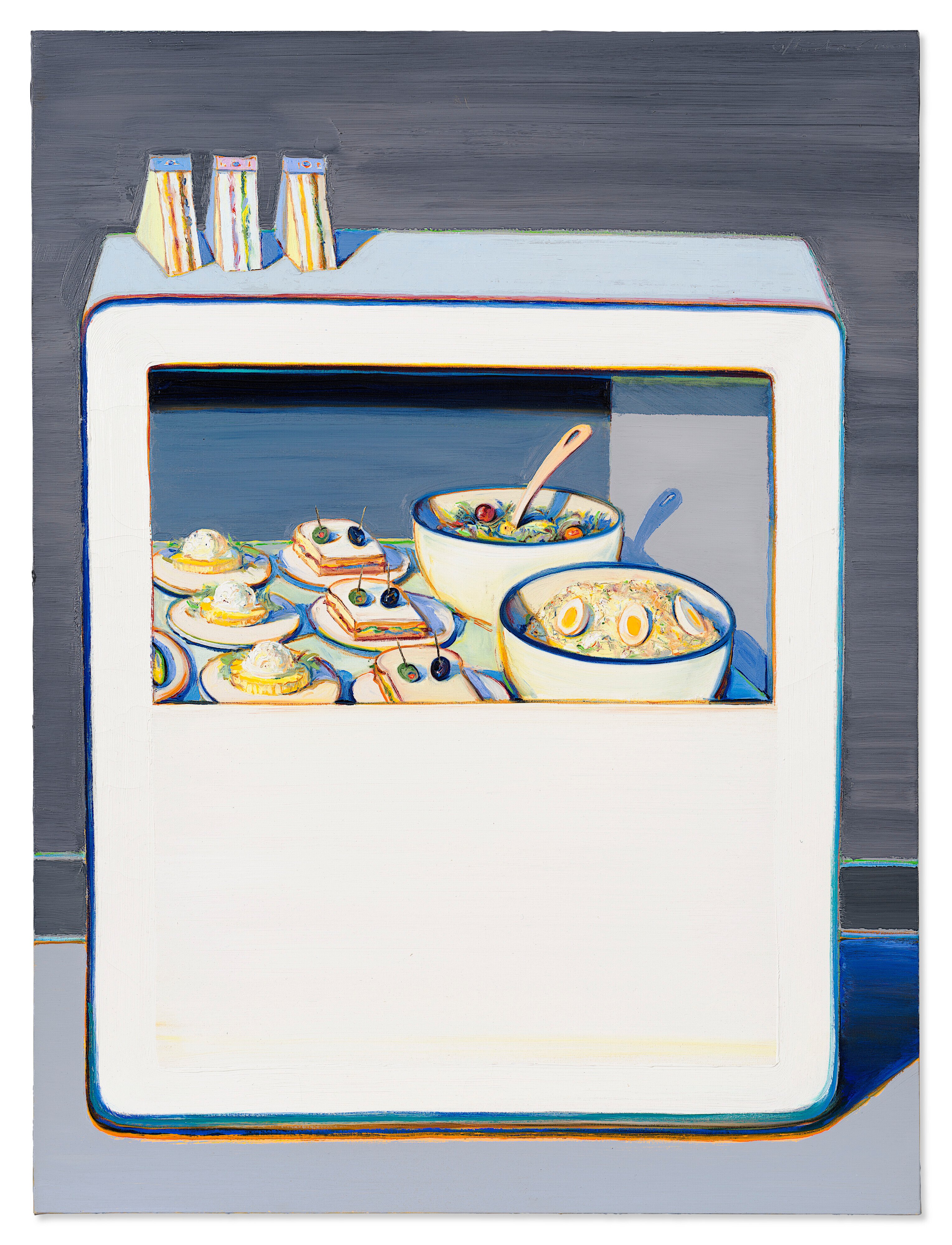 Wayne Thiebaud, Little Deli (2001). Courtesy of Christie's Images, Ltd.