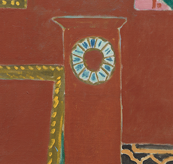 Detail of The Red Studio (1911).