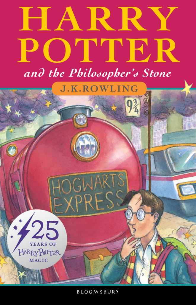 Original cover by Thomas Taylor for the 25th anniversary edition of Harry Potter and the Philosopher's Stone