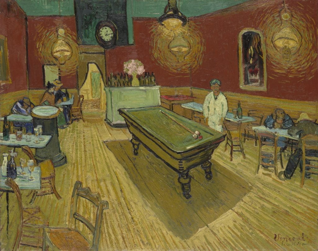 Vincent Van Gogh, The Night Café (1888). Collection of Yale University Art Gallery. 