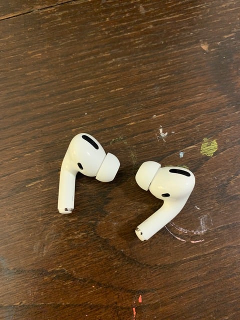 Tahnee Lonsdale's Airpods. Photo courtesy of the artist. 