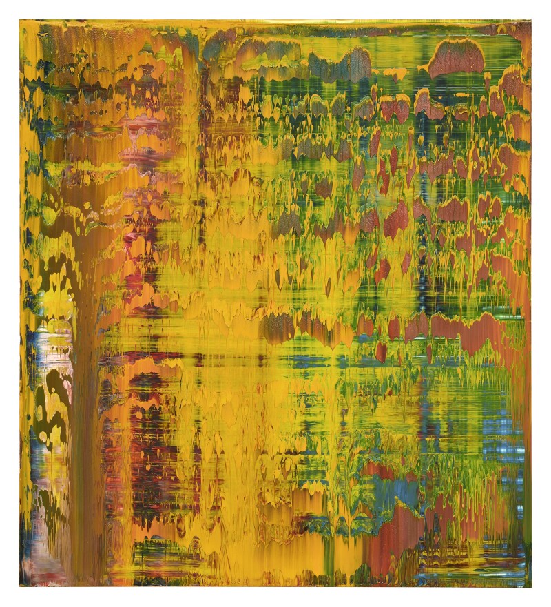 Gerhard Richter, <i>Abstrakes Bild</i> (1997). Courtesy of Sotheby's. 