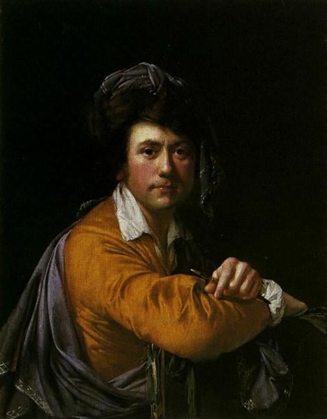 Joseph Wright, Self Portrait at the Age of About Forty (c. 1772–73).