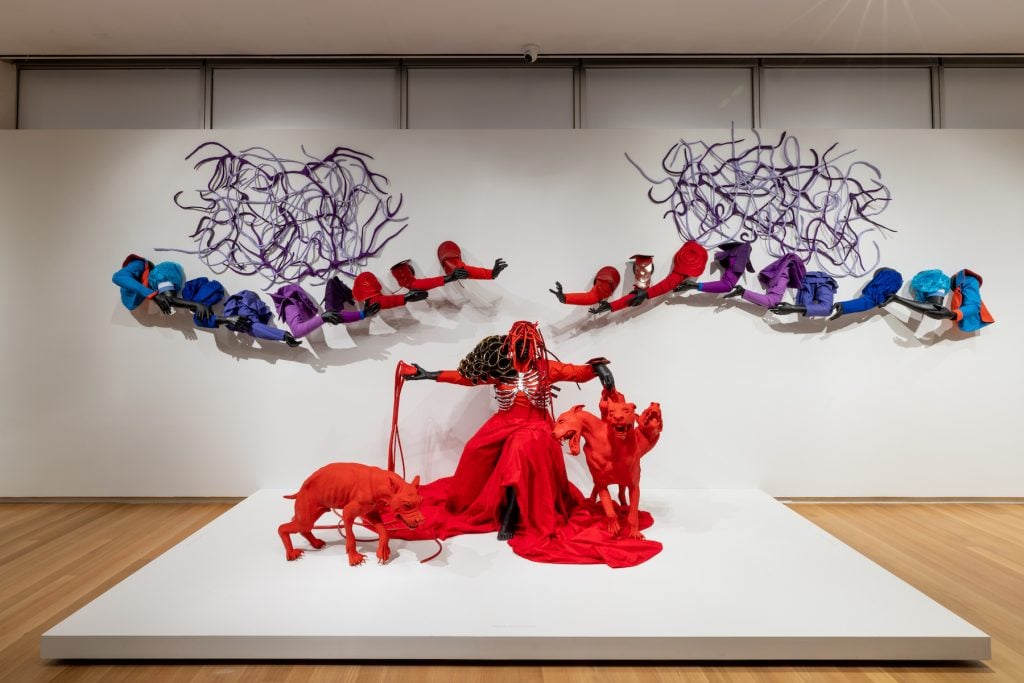 Mary Sibande, The Domba Dance (2019)Courtesy the Museum of Arts and Design