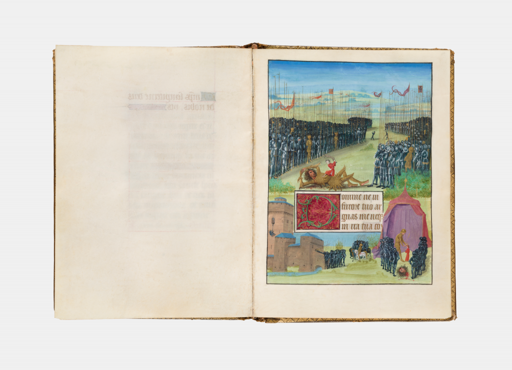 Book of Hours, Master of the Burgundian Prelates, Burgundy, (ca. 1480/90). Courtesy of Marguerite Steed Hoffman.