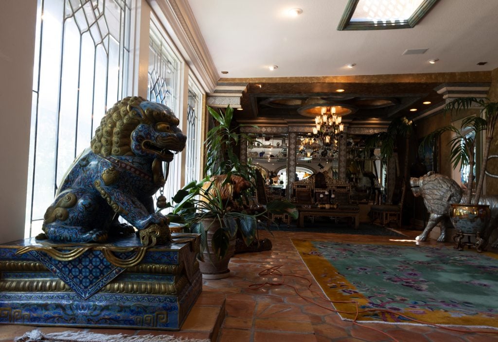 Siegfried and Roy's Jungle Palace in Las Vegas. Photo by Colton Soref, courtesy of Bonhams.