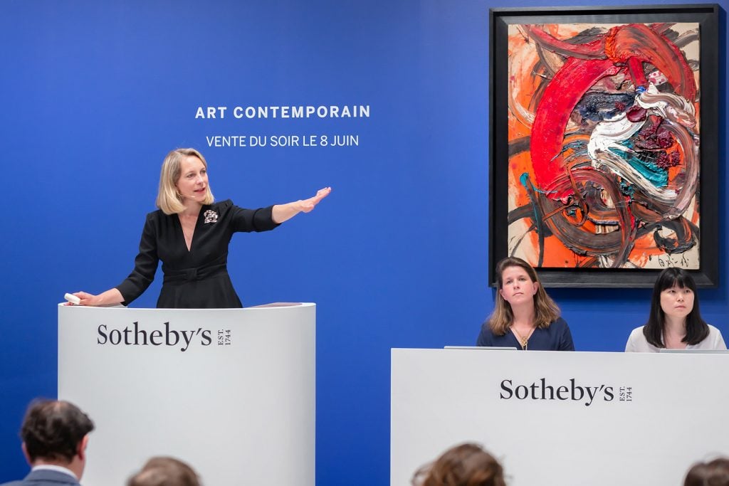 Sotheby's Paris salesroom. Credit : Sotheby’s / Micha Patault.