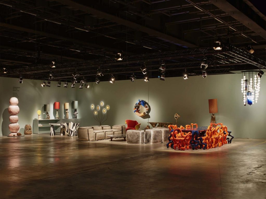 Stand installation by Friedman Benda at Design Miami/Basel.  Courtesy of Friedman Benda.