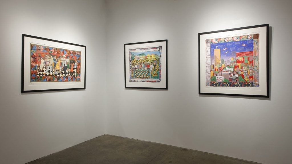 Installation view “Faith Ringgold: Prints and Multiples” 2022. Courtesy of ACA Gallery. 