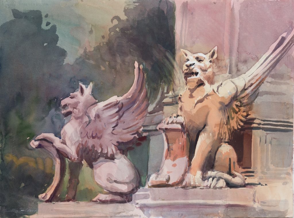 Timothy J. Clark, Gryphons, Azores, (2005) Image courtesy Hispanic Society Museum and Library