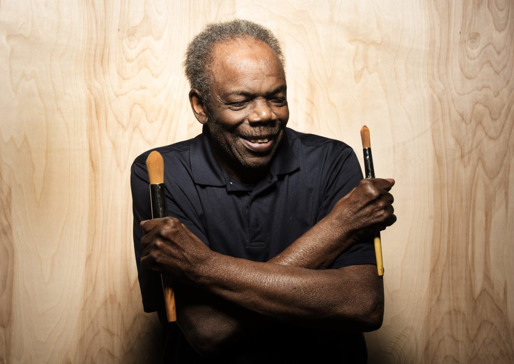 District of Columbia artist Sam Gilliam photographed on June 22, 2016 in Washington, D.C. Photo by Marvin Joseph/the <em>Washington Post</em> via Getty Images.