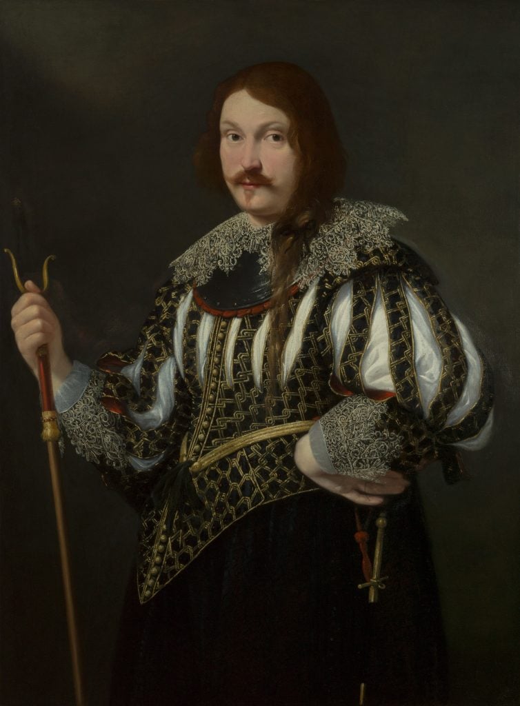 Guido Cagnacci, Portrait of a Soldier (c. 1640). Courtesy of Robilant + Voena.