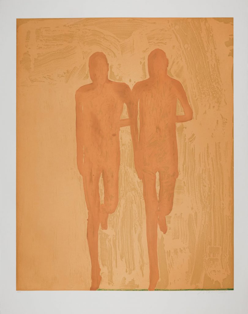 Nathan Oliveira, Twin Runner (2005). Courtesy of LewAllen Galleries.
