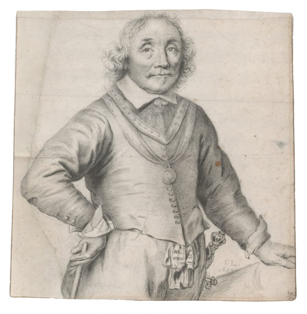 Jan Lievens, <em>Portrait of Admiral Maarten Harpertszoon Tromp (1597–1653)</em> (ca. 1652/53). Courtesy of Christopher Bishop Fine Art, New York. 