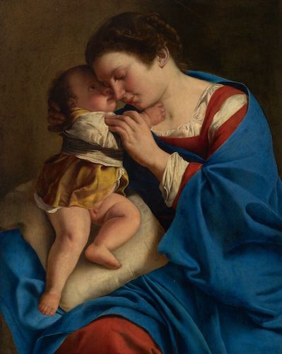 Orazio Gentileschi, <i>The Madonna and Child</i> (1607). Courtesy of Christie's Images Ltd.
