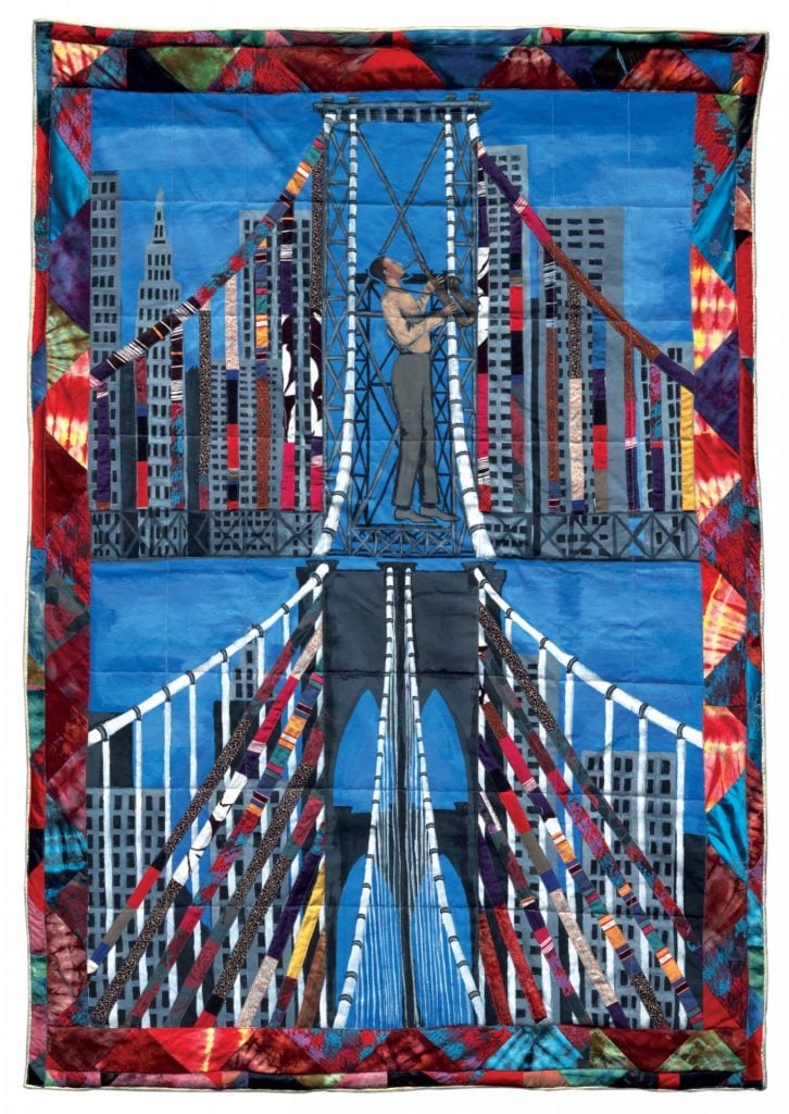 Faith Ringgold, Sonny’s Bridge (1986). © Faith Ringgold / ARS, NY and DACS, London, courtesy ACA Galleries, New York 2022