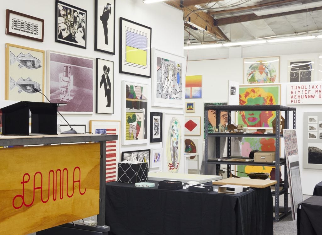 Zlotnick's collection on view at Los Angeles Modern Auctions. Photo: Los Angeles Modern Auctions.