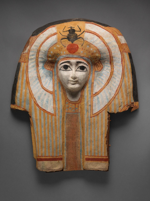 An Egyptian sarcophagus painting from 945-712 BC. Courtesy of the New York District Attorney's Office.