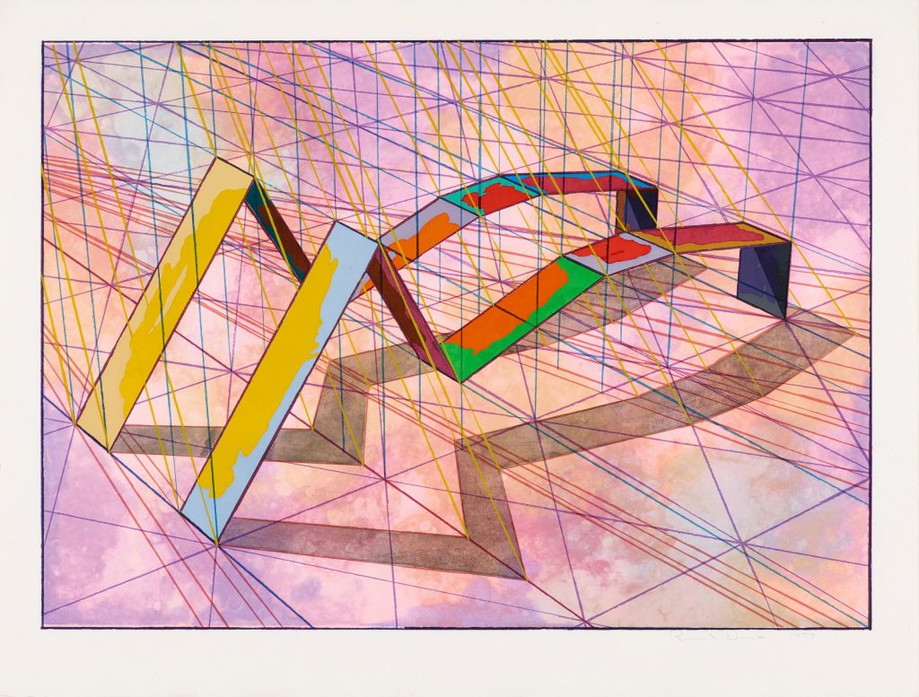 Ronald Davis, Twin Wave (1979). Courtesy of the Greenberg Gallery.